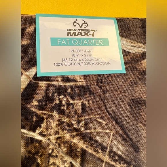 FAT QUARTER camo MAX 7 REALTREE fabric cotton print HUNTING outdoors duck hunt - Picture 4 of 7